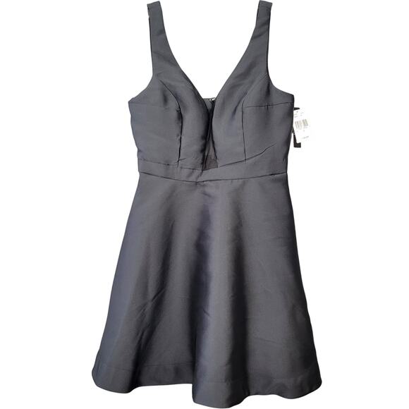 Speechless Black Mini Dress NEW $60 Sleeveless Formal Aline Women Size 5 Juniors - Picture 1 of 12